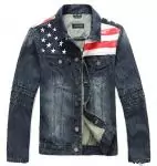 dsquared2 denim manteaux en jean top flag usa